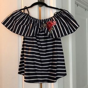 Off the shoulder shirt